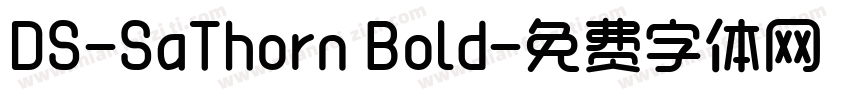 DS-SaThorn Bold字体转换